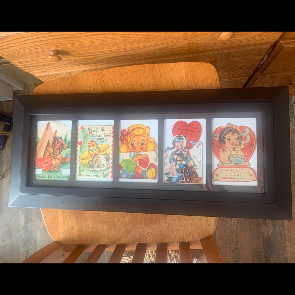 Framed Vintage Valentines